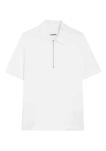 JIL SANDER polo ss white