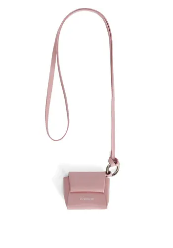 JIL SANDER folded airpods case pink