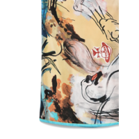 FREE WORLD SQUARE 90X90 BLUE