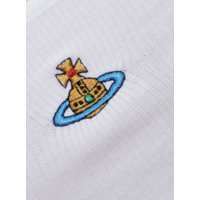 CROPPED RIB VEST WHITE