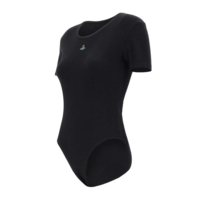 CAP SLEEVE BODYSUIT BLACK