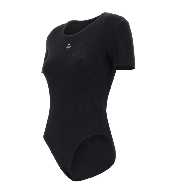 CAP SLEEVE BODYSUIT BLACK