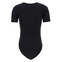 CAP SLEEVE BODYSUIT BLACK