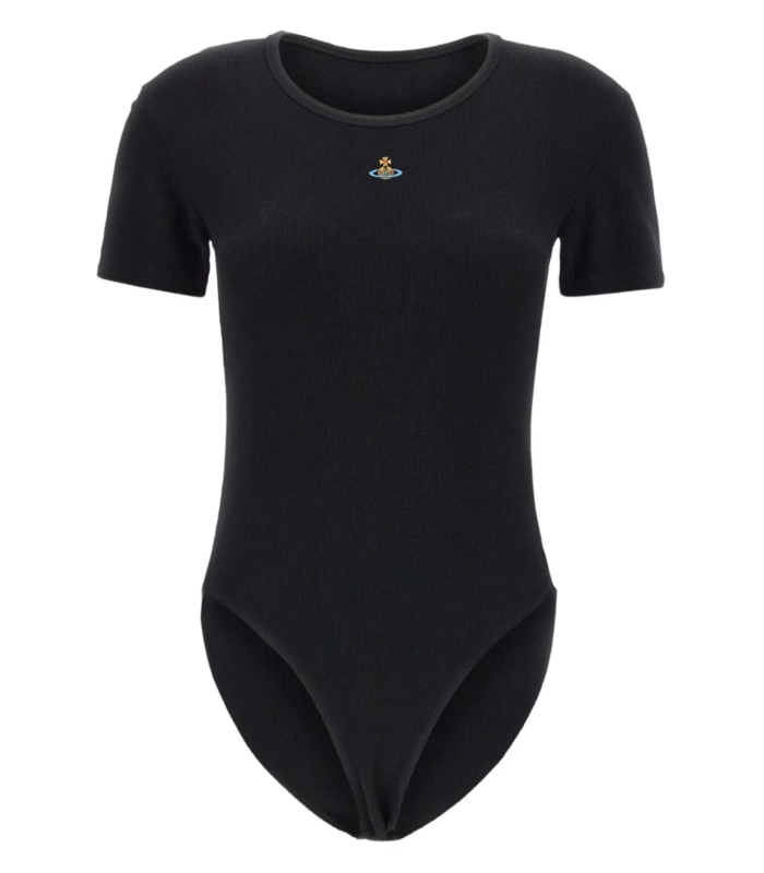 CAP SLEEVE BODYSUIT BLACK