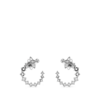 VIVIENNE WESTWOOD VIVIENNE WESTWOOD LYDIA EARRINGS PLATINUM / WHITE