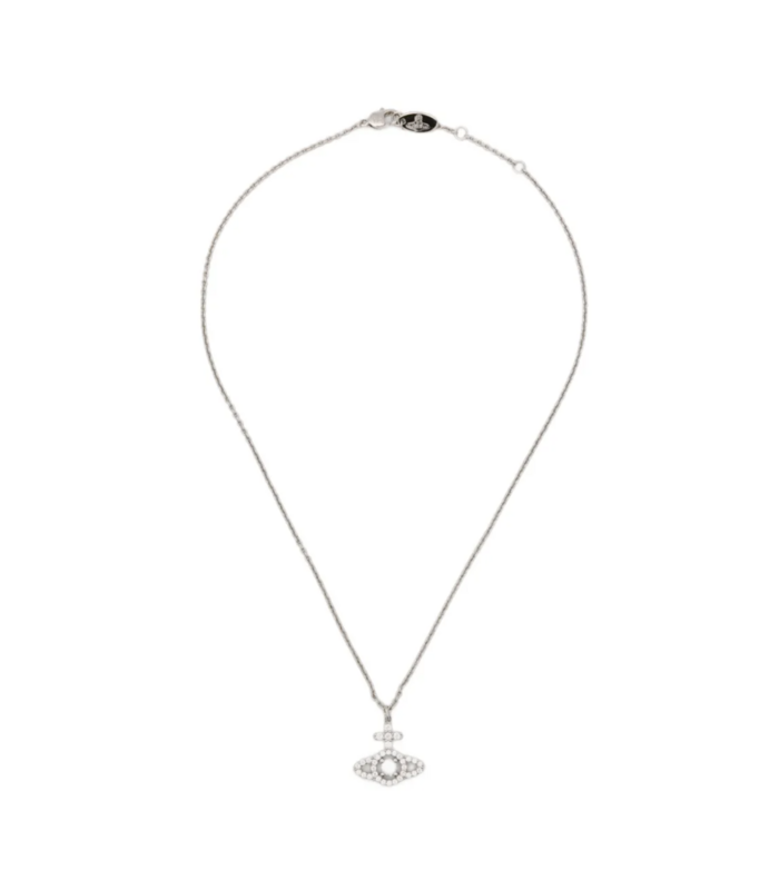 OLYMPIA CZ PENDANT PLATINUM / WHITE