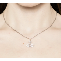 OLYMPIA CZ PENDANT PLATINUM / WHITE