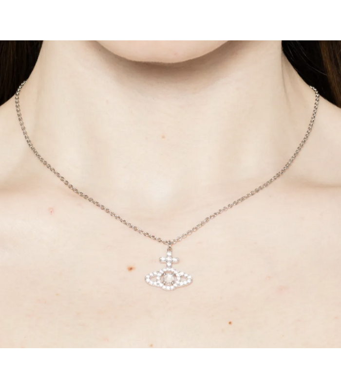 OLYMPIA CZ PENDANT PLATINUM / WHITE