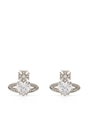 VIVIENNE WESTWOOD ariella earrings platinum/white