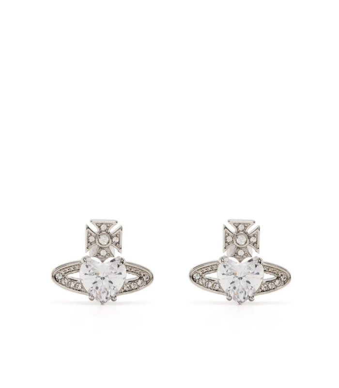 ARIELLA EARRINGS PLATINUM / WHITE CZ /CRYSTAL