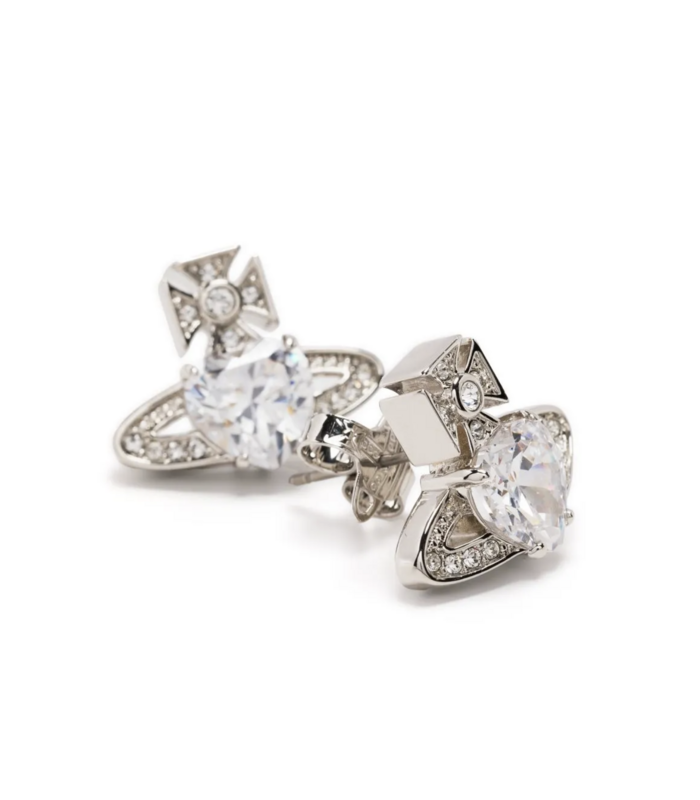 ARIELLA EARRINGS PLATINUM / WHITE CZ /CRYSTAL