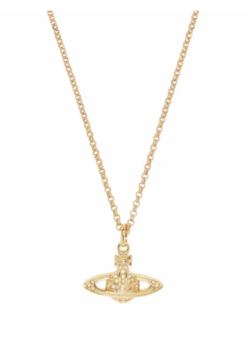 VIVIENNE WESTWOOD man. mini bas relief orb gold light colorado topaz