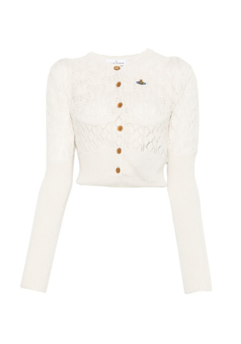 VIVIENNE WESTWOOD ella cardigan cream