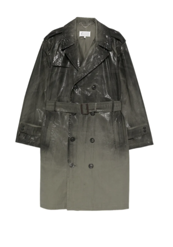 MAISON MARGIELA trench coat army green