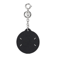 CIRCLE KEYRING BLACK