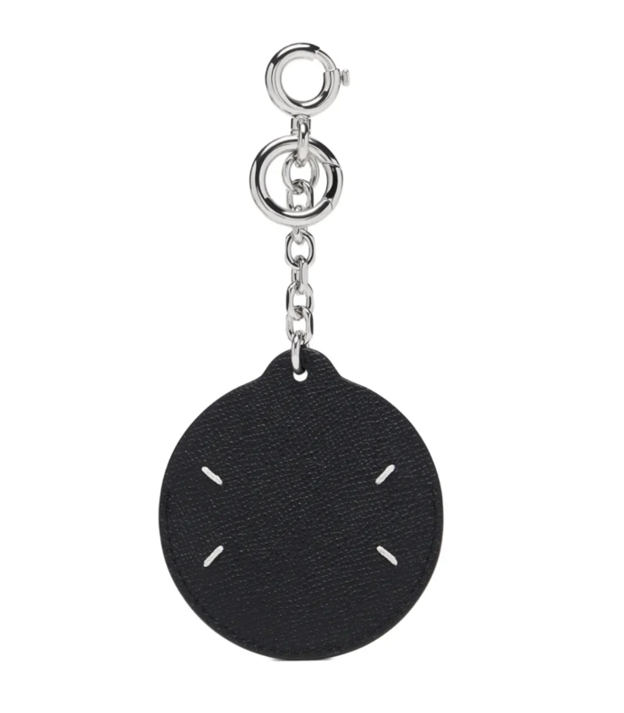 CIRCLE KEYRING BLACK