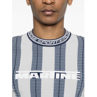 LOGO TIGHT T-SHIRT BLUE GREY