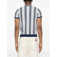 LOGO TIGHT T-SHIRT BLUE GREY