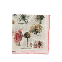 SQUARE SCARF ANTIQUE ROSE