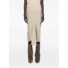 RICK OWENS A LINE BIAS SKIRT SAND