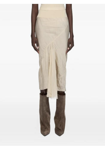 RICK OWENS a line bias skirt sand