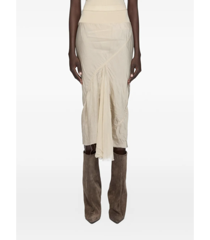 A LINE BIAS SKIRT SAND