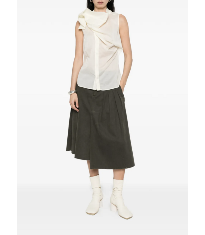 SENZA MANICHE SL ISLAND SHIRT BUTTER