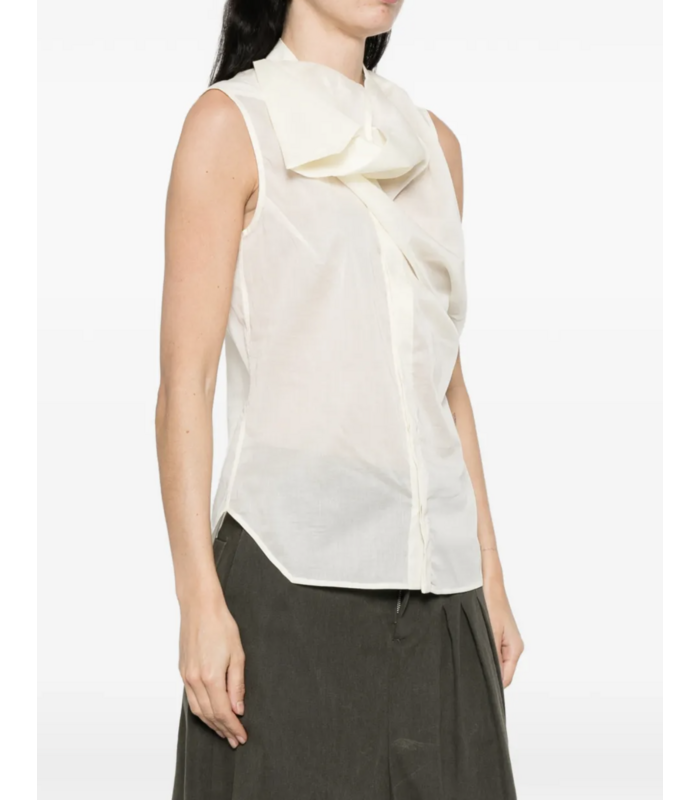 SENZA MANICHE SL ISLAND SHIRT BUTTER