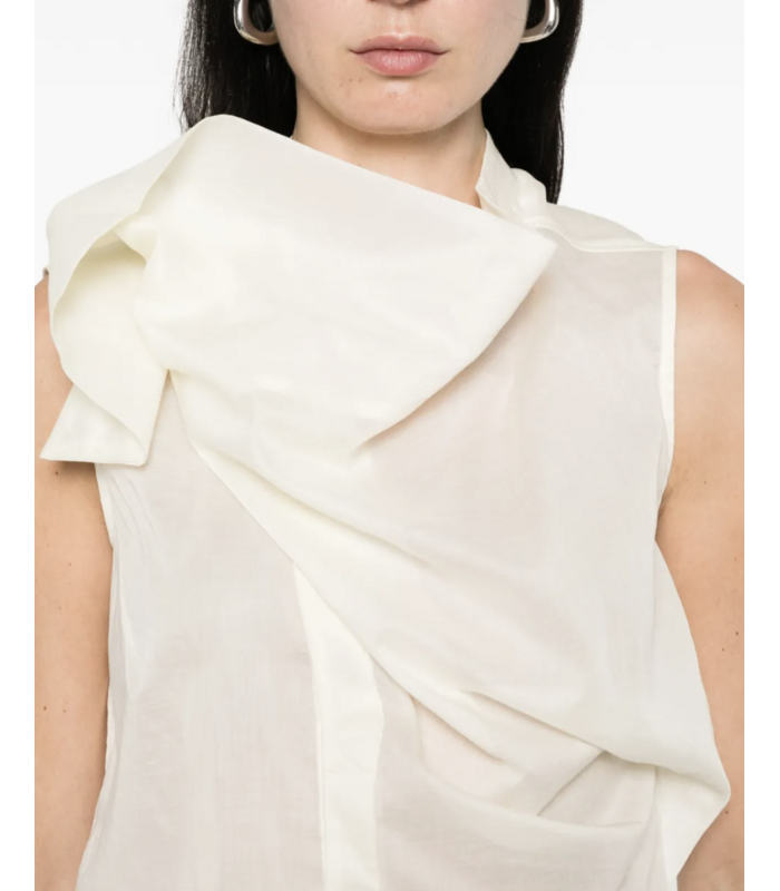 SENZA MANICHE SL ISLAND SHIRT BUTTER