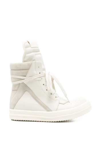 RICK OWENS geobasket dirty milk/pearl/milk RICK OWENS geobasket dirty milk/pearl/milk