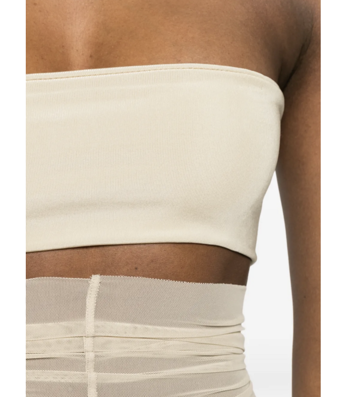 T-SHIRT TEMPLE BANDEAU TOP SAND