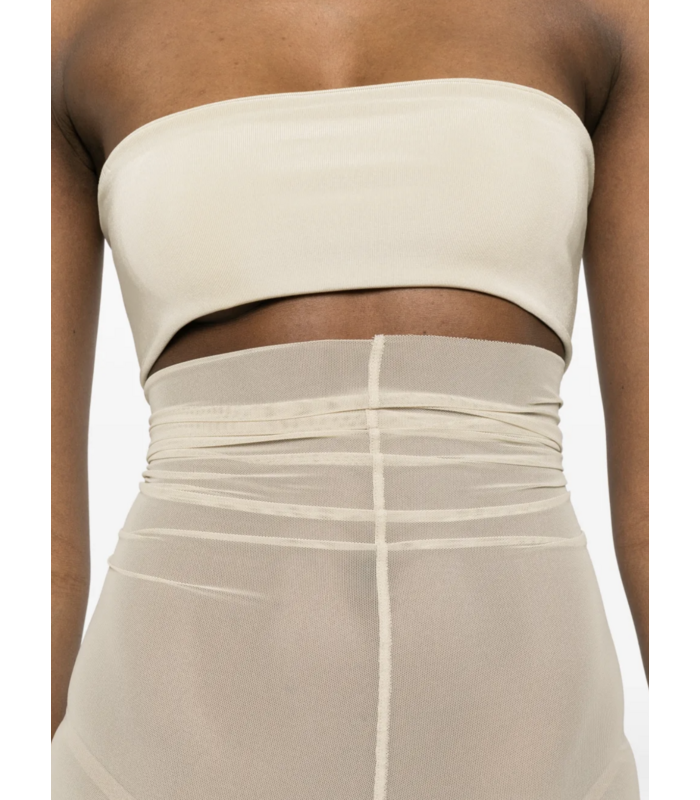 HIGHWASTED STRETCH SHORTS SAND