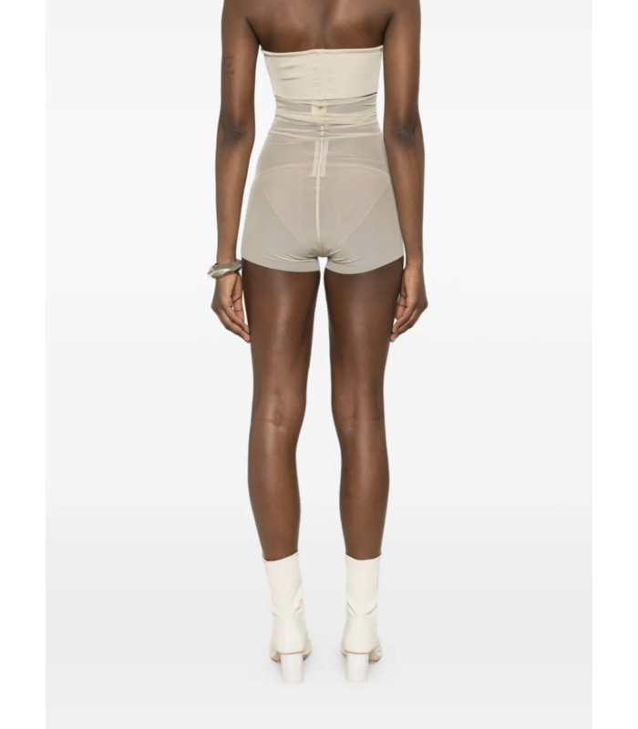 HIGHWASTED STRETCH SHORTS SAND