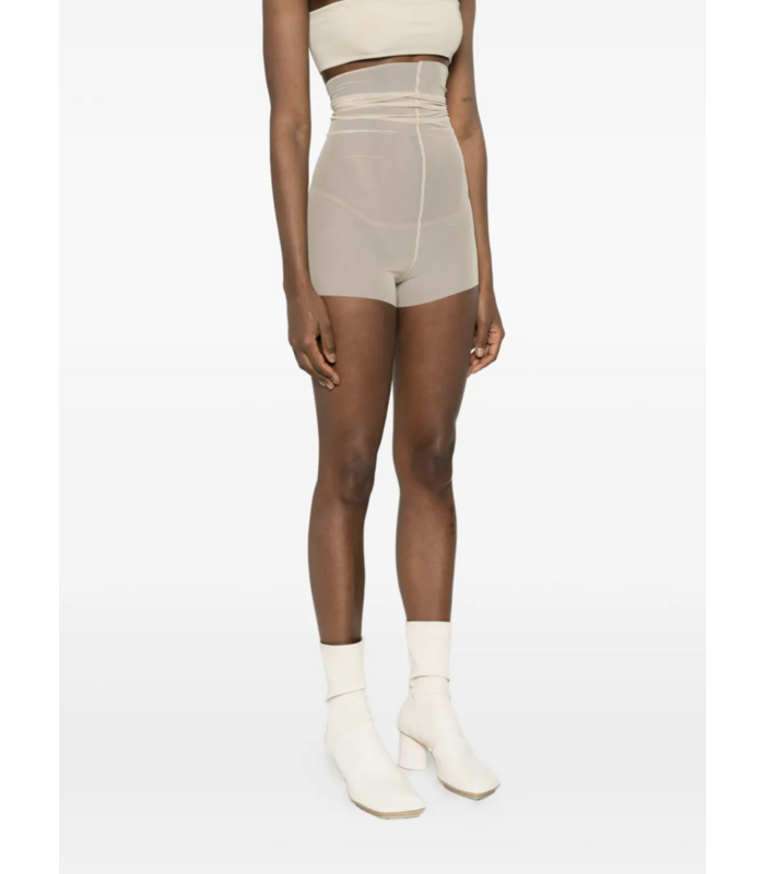 HIGHWASTED STRETCH SHORTS SAND