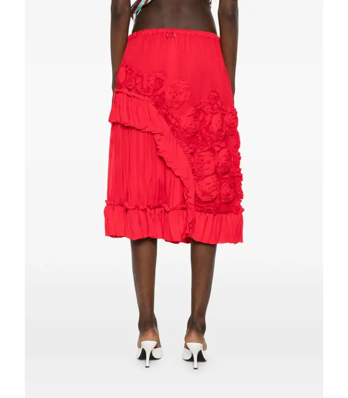 SAMMY BIS EMB 3376 SKIRT RED