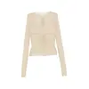 RICK OWENS T-SHIRT TEMPLE BANDEAU TOP SAND