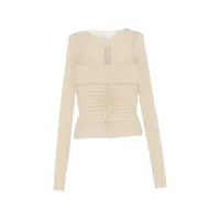 T-SHIRT TEMPLE BANDEAU TOP SAND