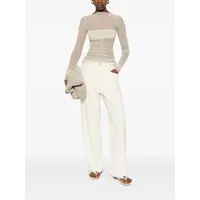 T-SHIRT TEMPLE BANDEAU TOP SAND