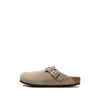 BOSTON SOFT FOOTBED SUEDE LEATHER TAUPE