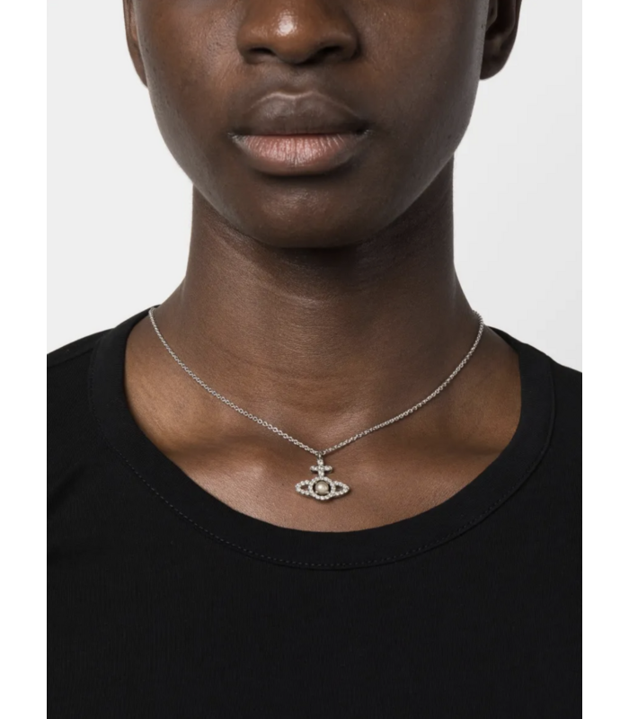 OLYMPIA PEARL PENDANT PLATINUM CREAMROSE