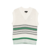 LACOSTE NONO VEST FARINE/ROQUETTE MULTICO