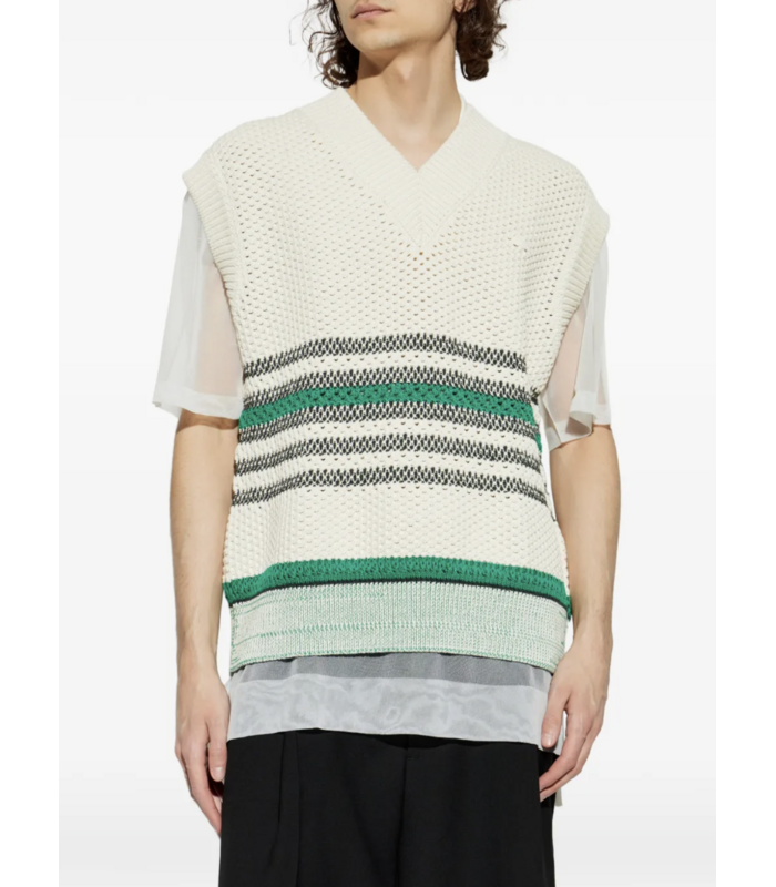 NONO VEST FARINE/ROQUETTE MULTICO