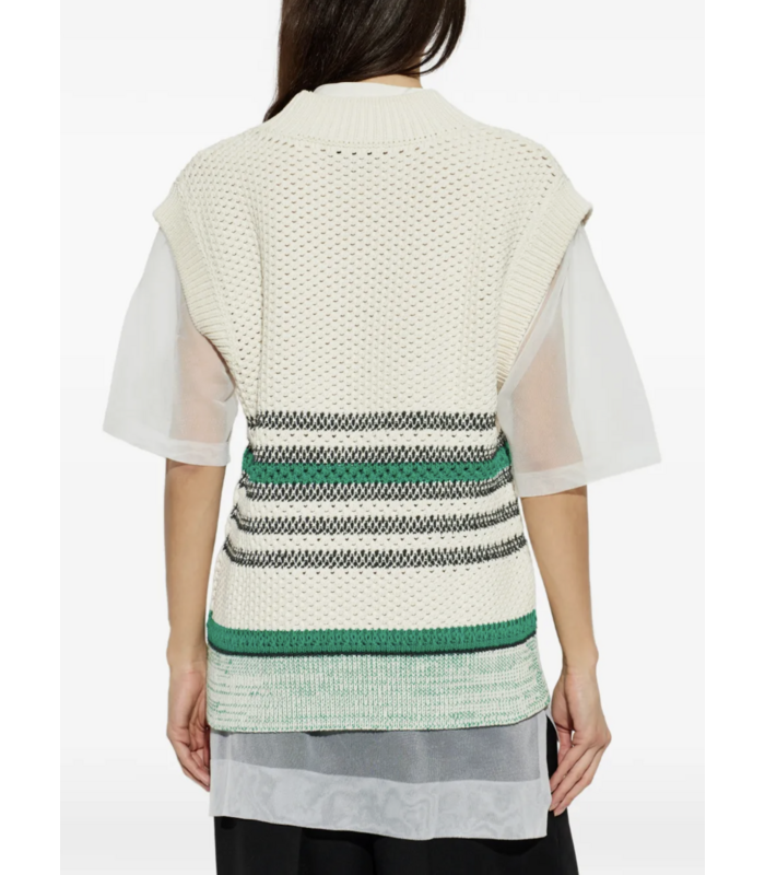 NONO VEST FARINE/ROQUETTE MULTICO