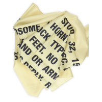 CLASSIFIED SCARF YELLOW