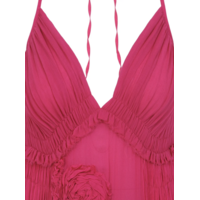 DRINA EMB DRESS FUCHSIA