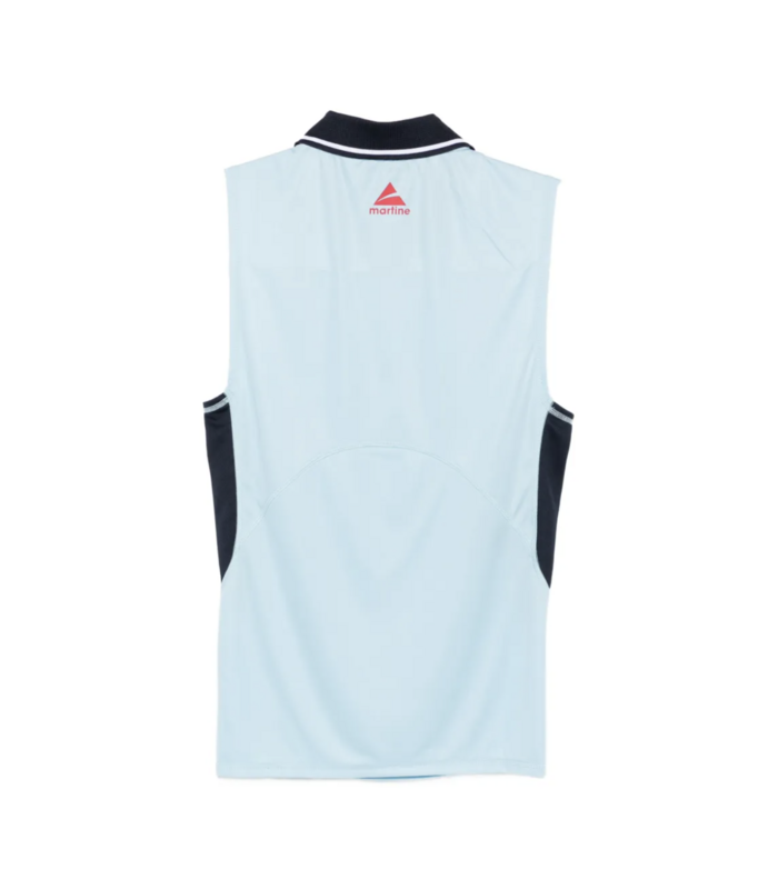 SHRUNKEN STRETCH FOOTBALL VEST BLUE LIGHT BLUE