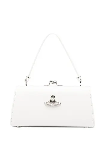 VIVIENNE WESTWOOD doll xl frame purse off white VIVIENNE WESTWOOD doll xl frame purse off white