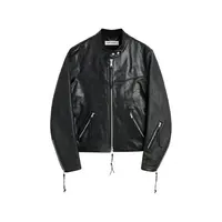 YUREI JACKET WHISKER BLACK BUFFED LAMBSKIN