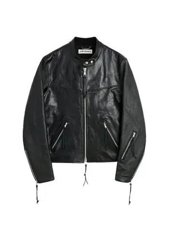 OUR LEGACY yurei jacket whisker black buffed lambskin OUR LEGACY yurei jacket whisker black buffed lambskin