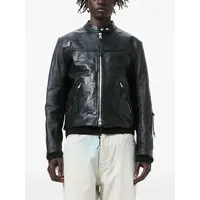 YUREI JACKET WHISKER BLACK BUFFED LAMBSKIN